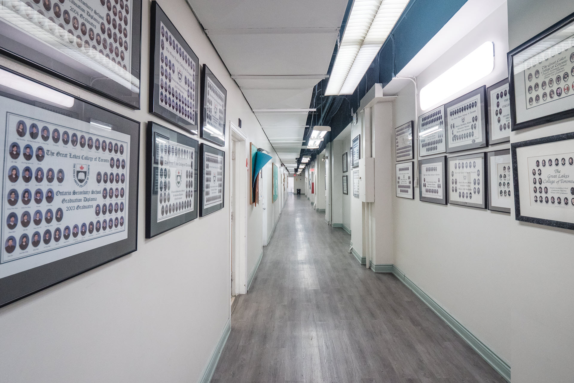 school-indoor-2 Spacious hallway inside a private high school in Toronto
