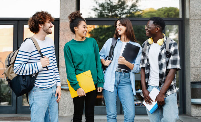 Multiethnic students at our ESL school