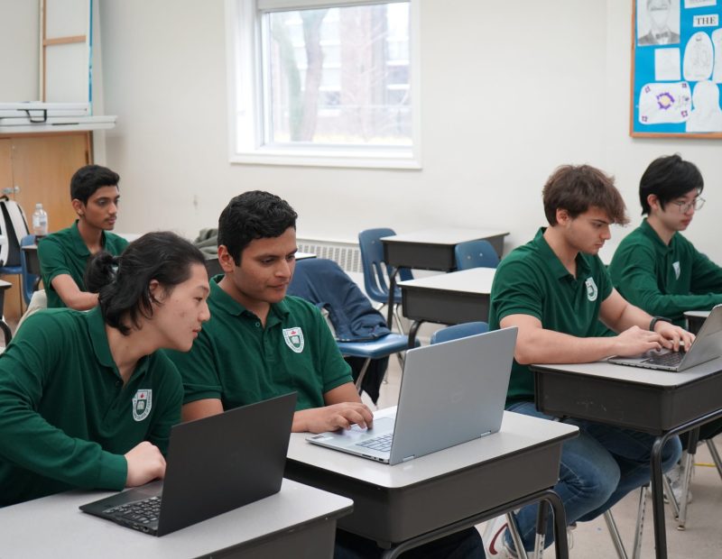 Your Future Starts Here: Study at GLCT, a Top Private High School in Canada Students at GLCT, a private high school in Canada, engaging in studies—your pathway to top universities in North America